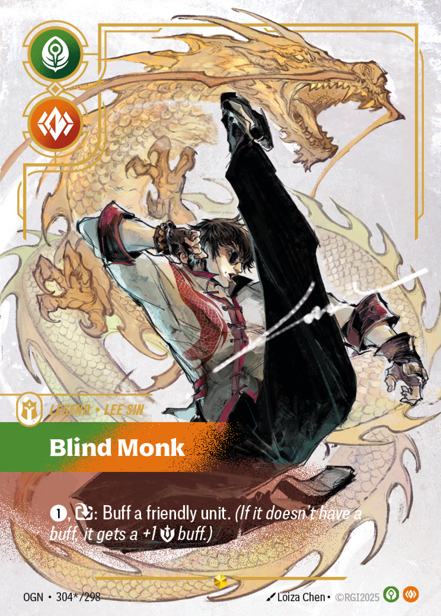 Lee Sin, Blind Monk OGN foil
