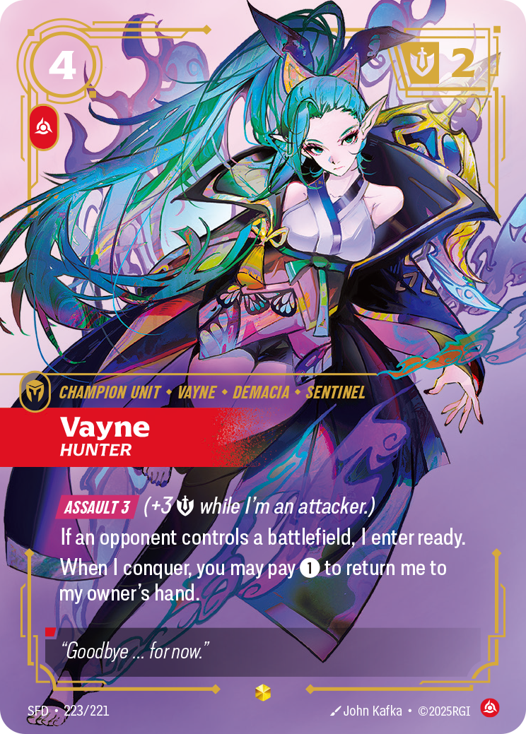 Vayne, Hunter SFD foil